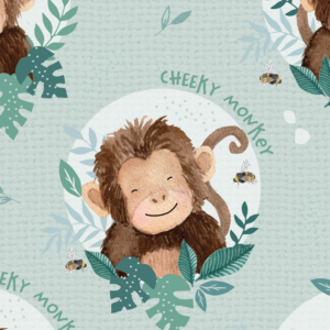 cheeky monkey fabric